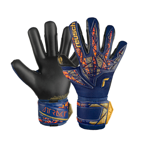 Reusch Attrakt Gold X 5470945 4411 blue orange 1